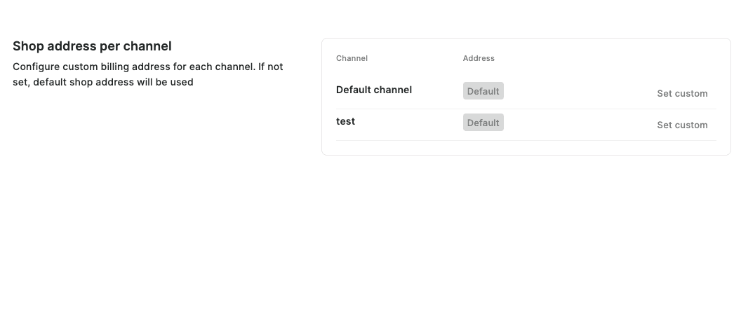 Invoice generation interface